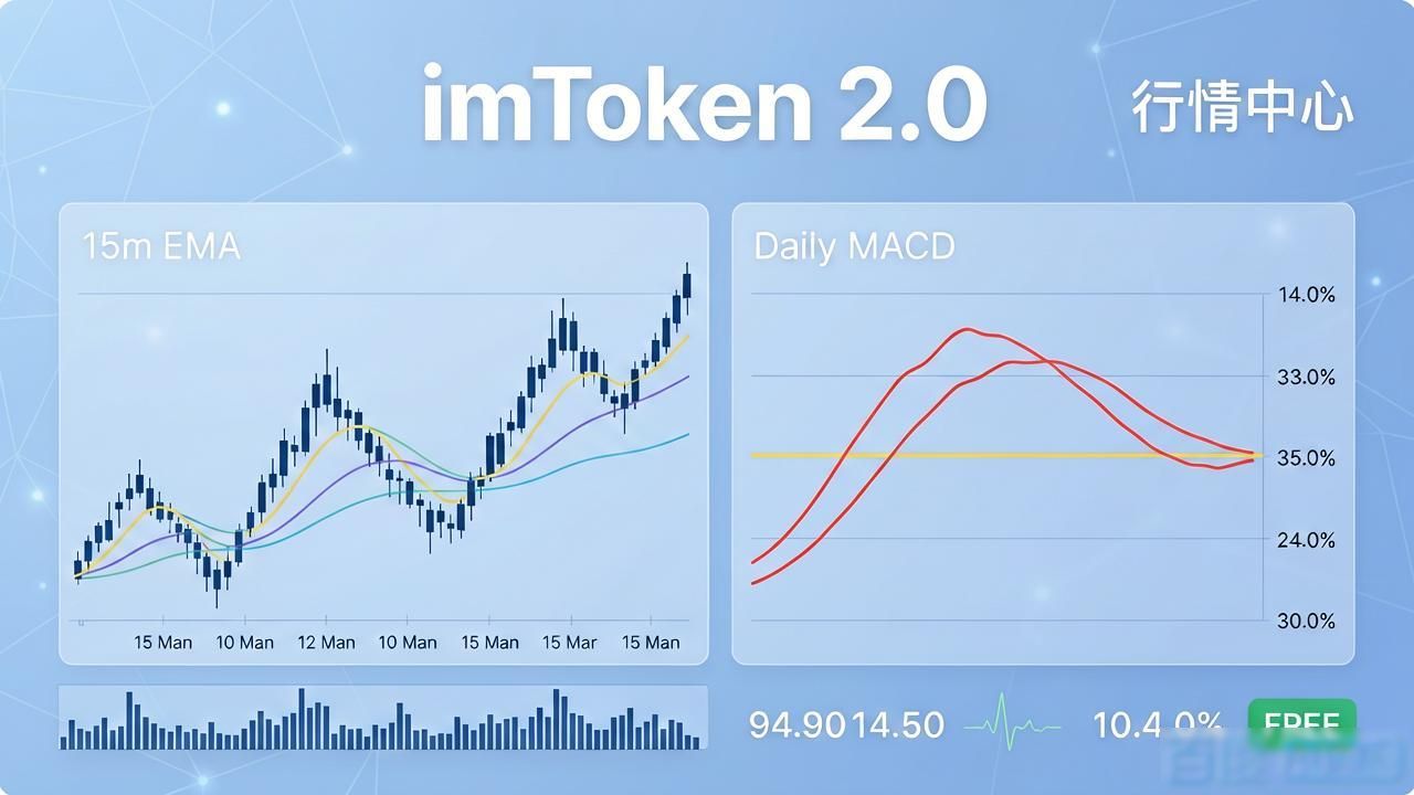 imToken 2.0 深度数据K线指标 短线长线投资_如何通过imToken下载2.0版强化投资策略？_imToken 2.0 多链管理功能 资产配置工具