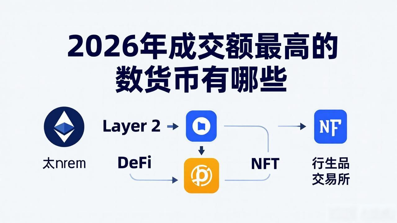 2026年成交额最高的数字货币有哪些