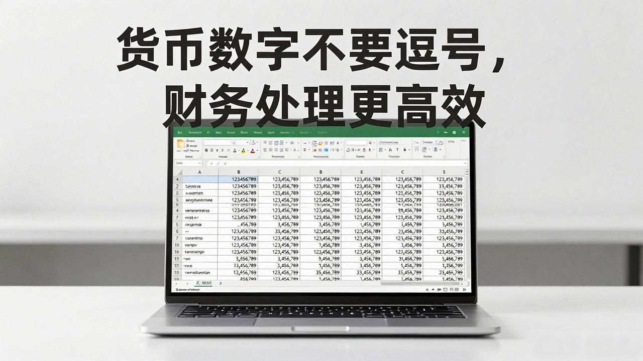 货币数字不要逗号，财务处理更高效