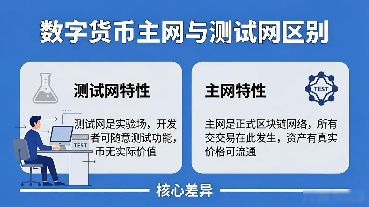 数字货币主网是什么意思？一文读懂主网测试网区别