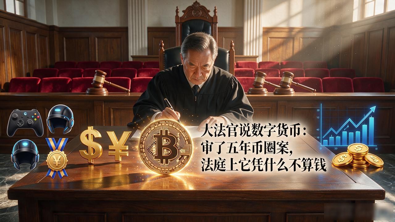 大法官说数字货币：审了五年币圈案，法庭上它凭什么不算钱