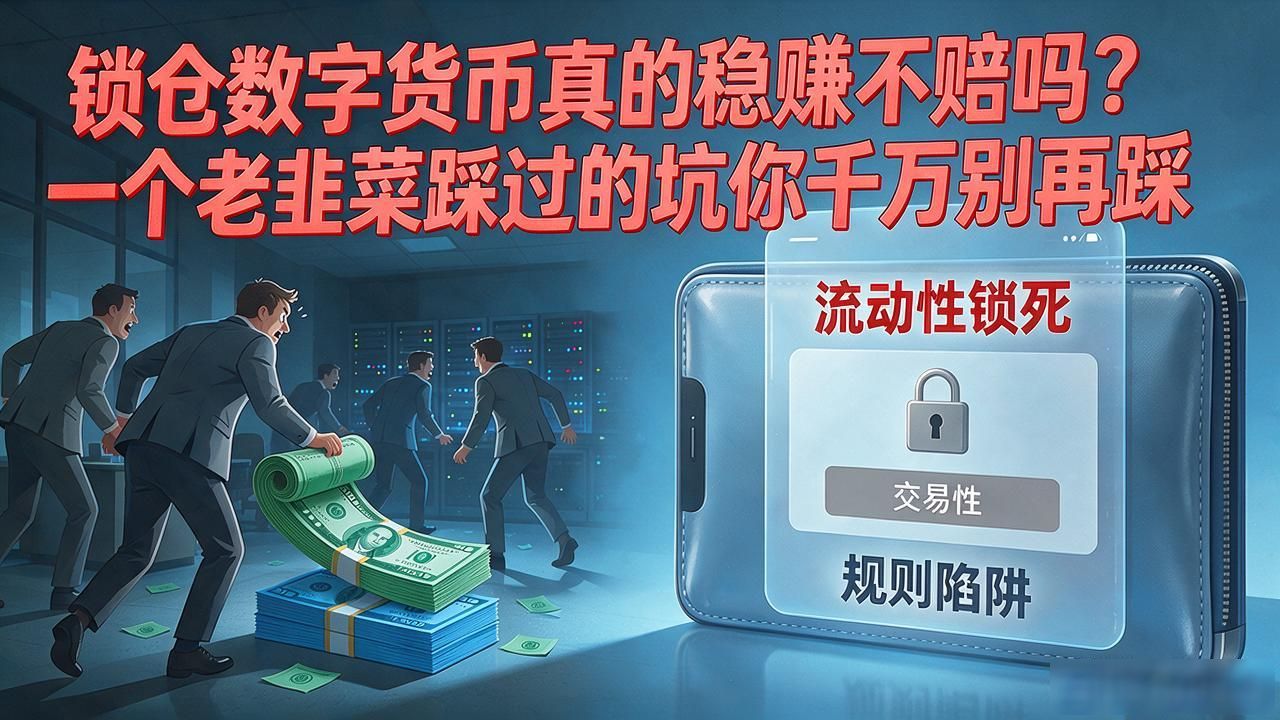 锁仓数字货币真的稳赚不赔吗？一个老韭菜踩过的坑你千万别再踩