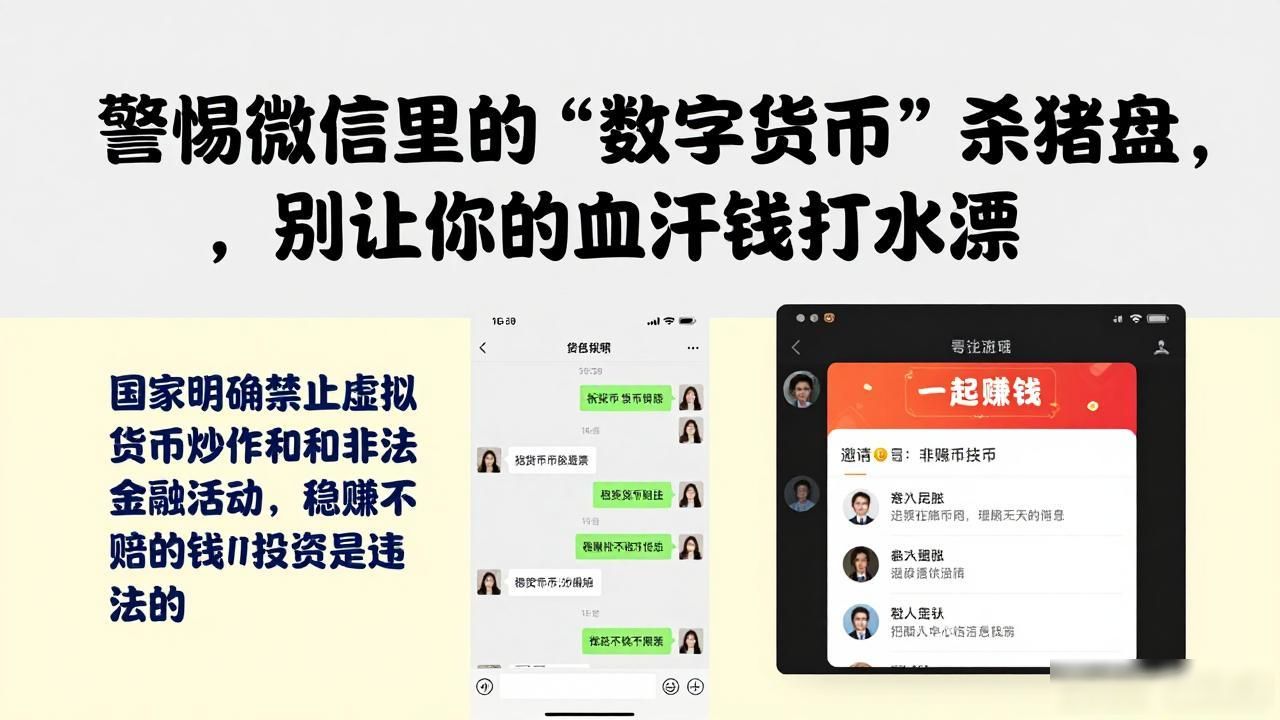 警惕内部渠道数字货币投资骗局_数字货币微信套路骗局_识别非法数字货币交易平台