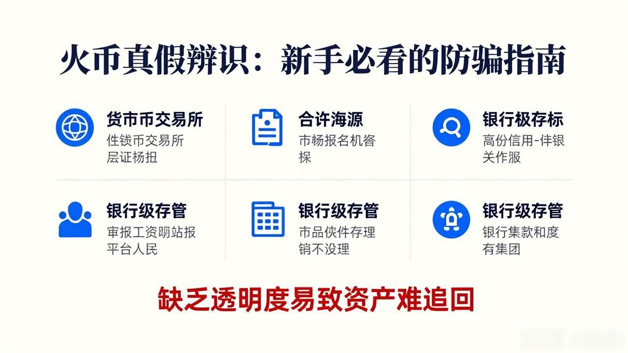 火币真假辨识：新手必看的防骗指南