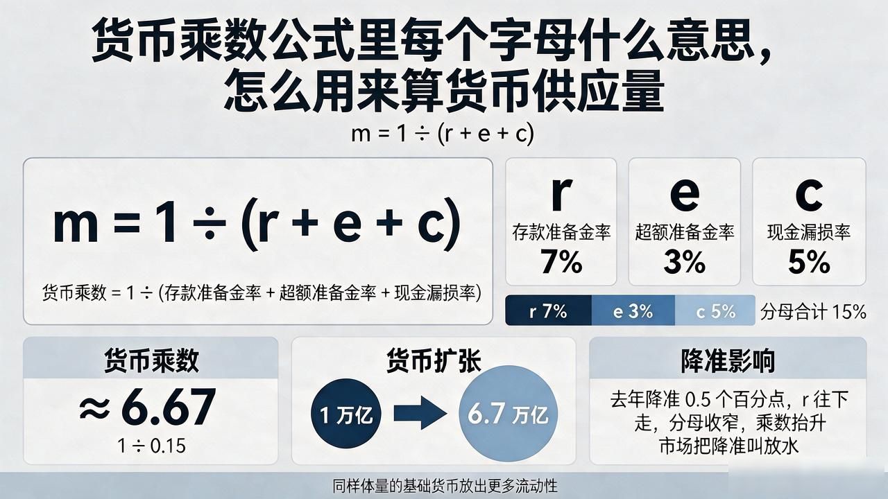 货币乘数计算_货币乘数字母公式_法定准备金率影响
