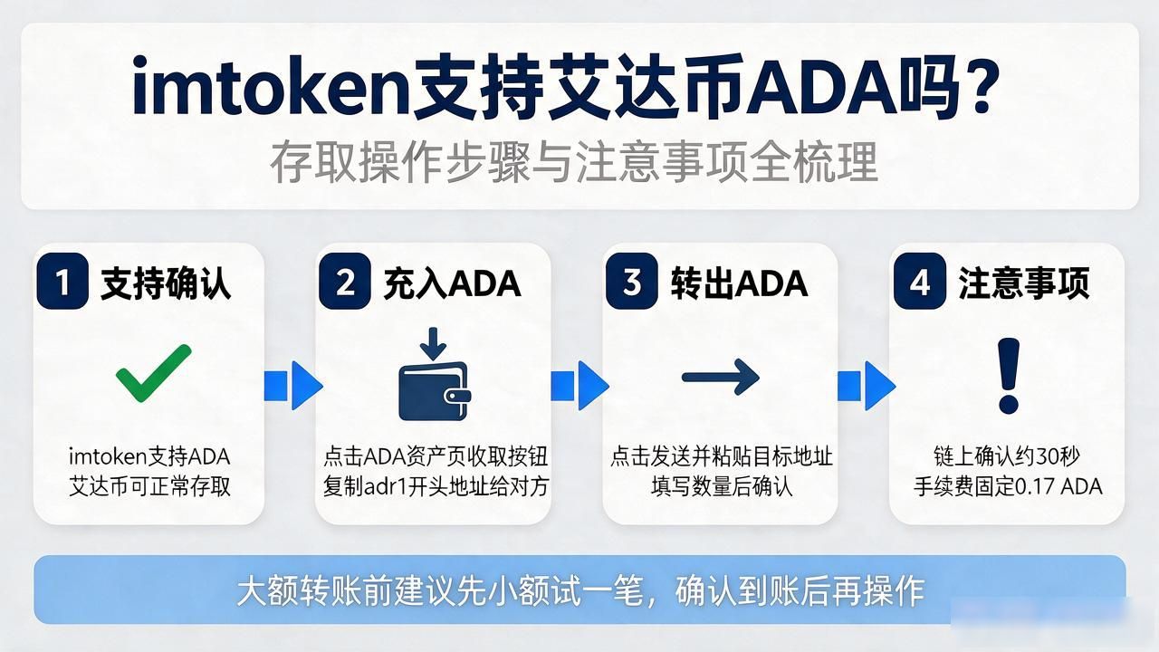 imtoken 支持艾达币_imtoken转账ADA手续费多少_imtoken添加卡达诺ADA教程