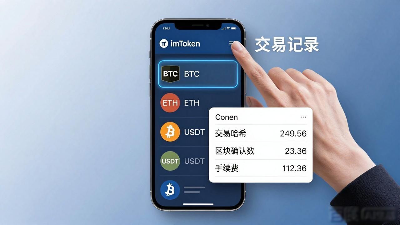 imToken下载安装后，交易记录查看方法