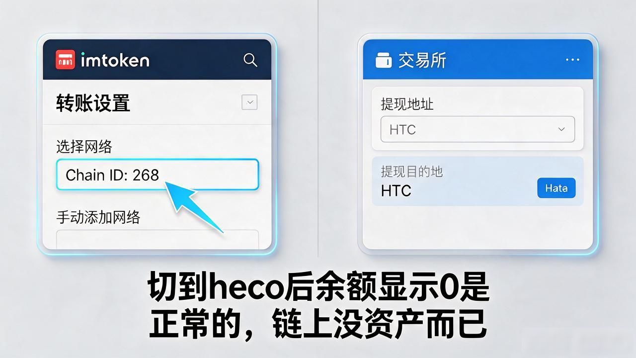 imtoken怎么添加heco网络？手把手教你填参数，一次搞定