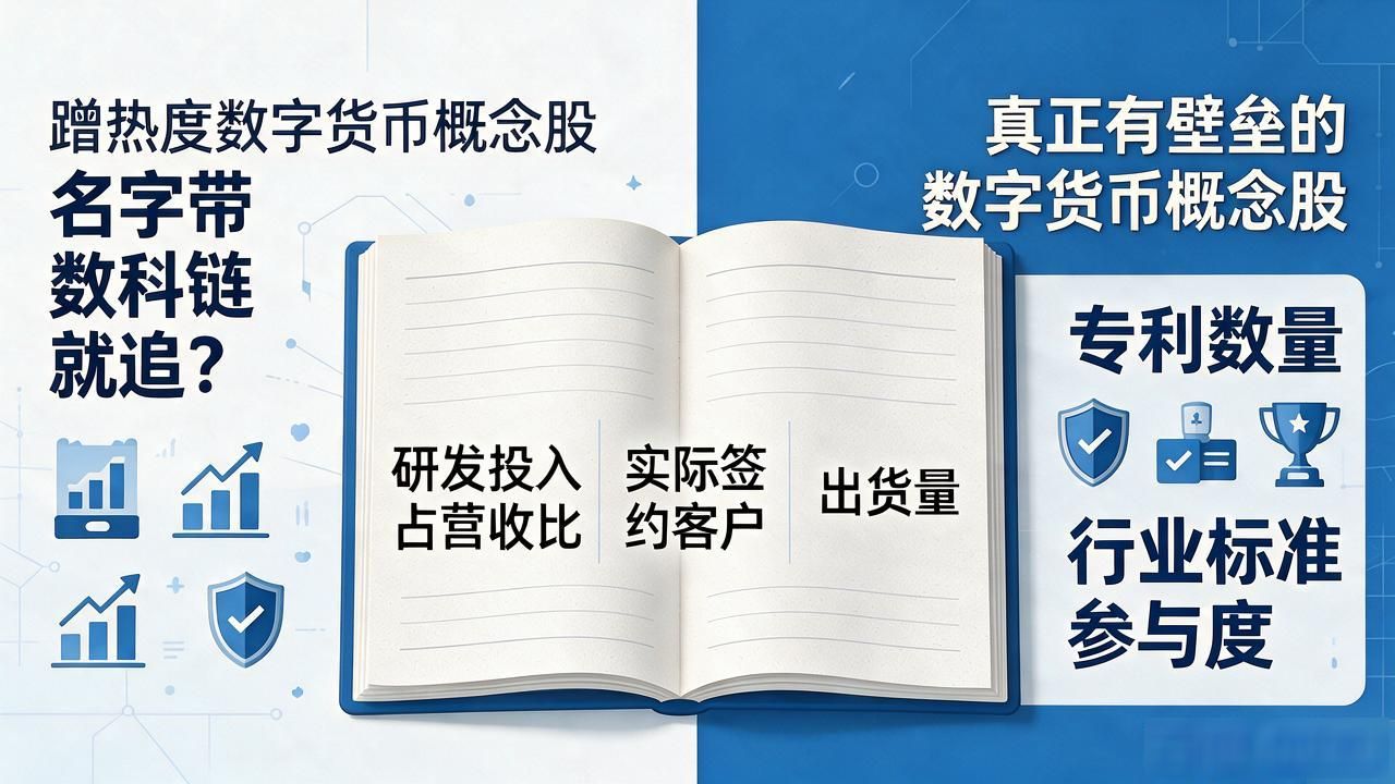 数字货币密匙概念股怎么挑，别被蹭热度的公司忽悠