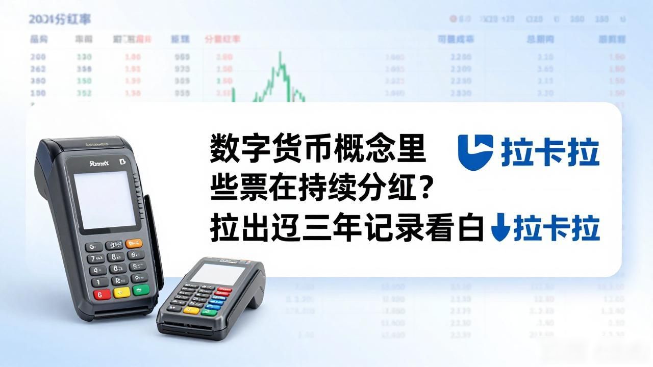 数字货币概念里哪些票在持续分红？拉出近三年记录看明白了