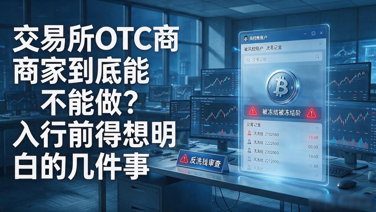 交易所OTC商家到底能不能做？入行前得想明白的几件事