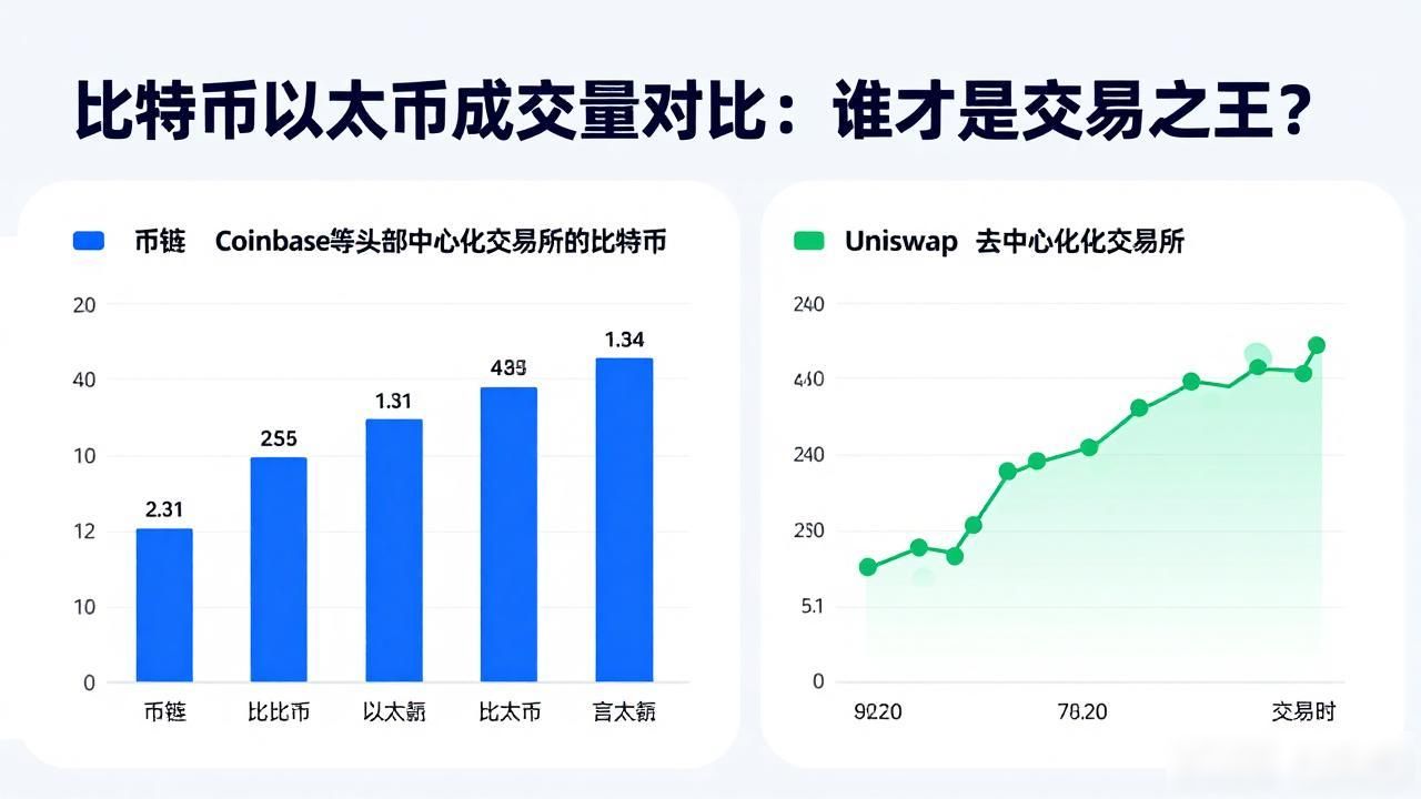 比特币以太坊成交量对比：谁才是交易之王？