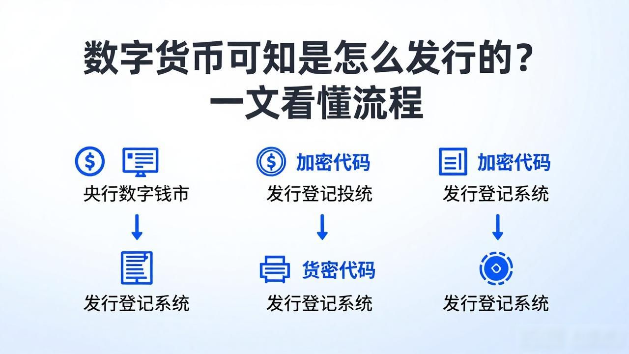 数字货币到底是怎么发行的？一文看懂流程