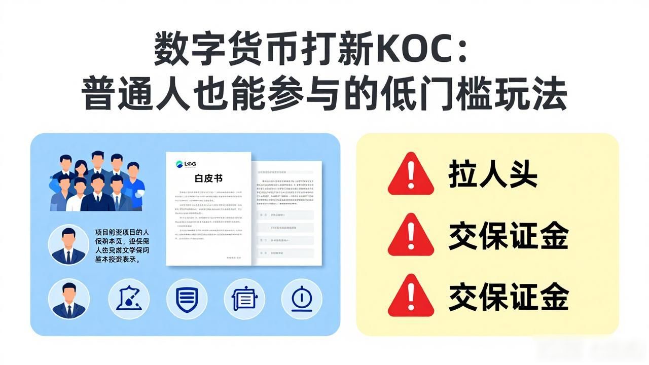 数字货币打新KOC：普通人也能参与的低门槛玩法