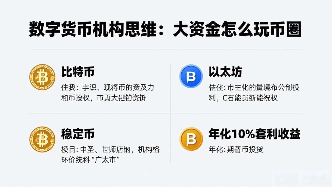 数字货币机构思维：大资金怎么玩币圈