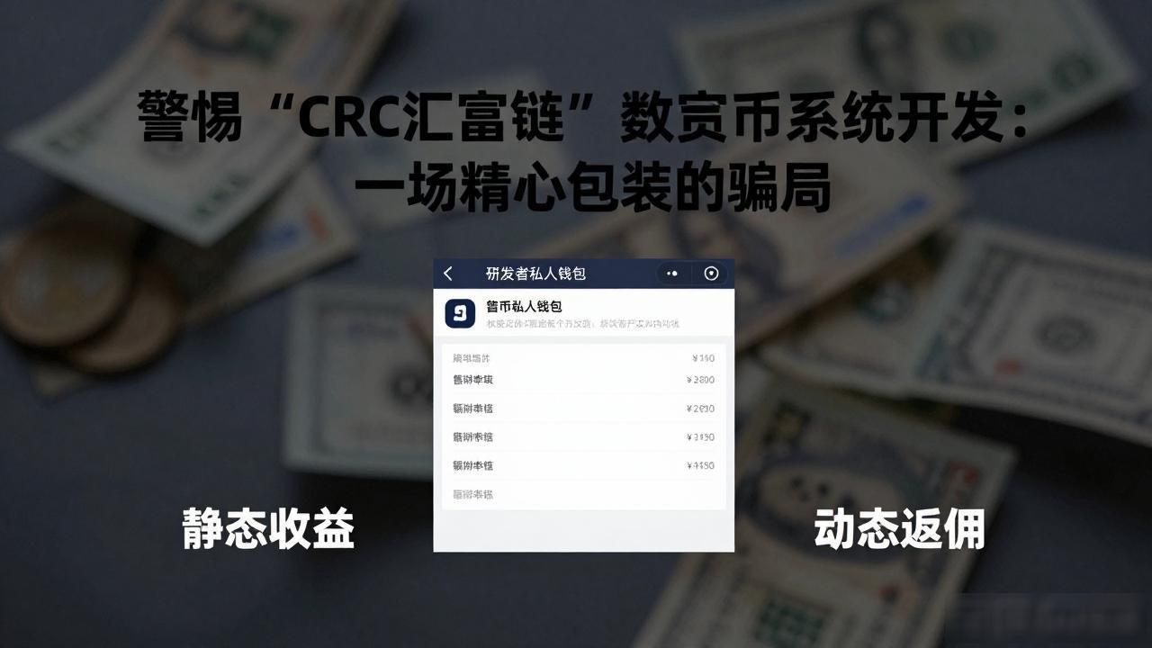 警惕“CRC汇富链”数字货币系统开发：一场精心包装的骗局