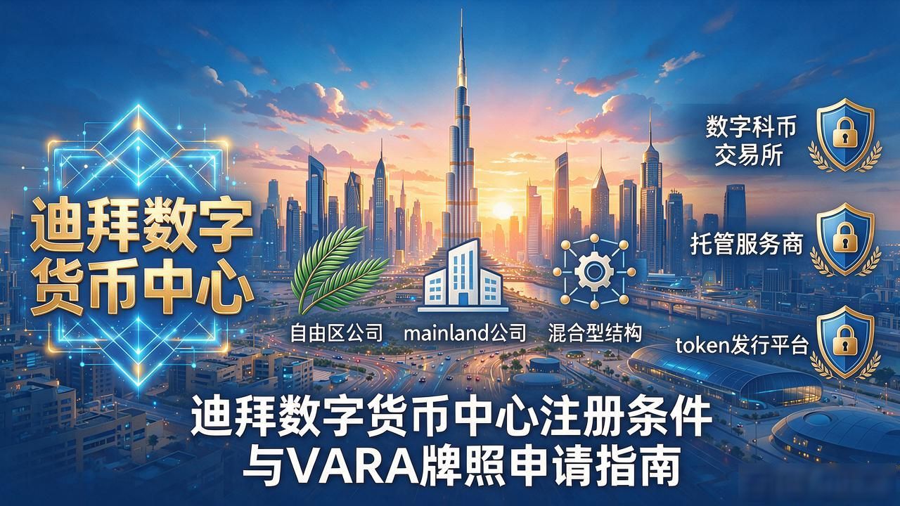 迪拜数字货币中心注册条件与VARA牌照申请指南