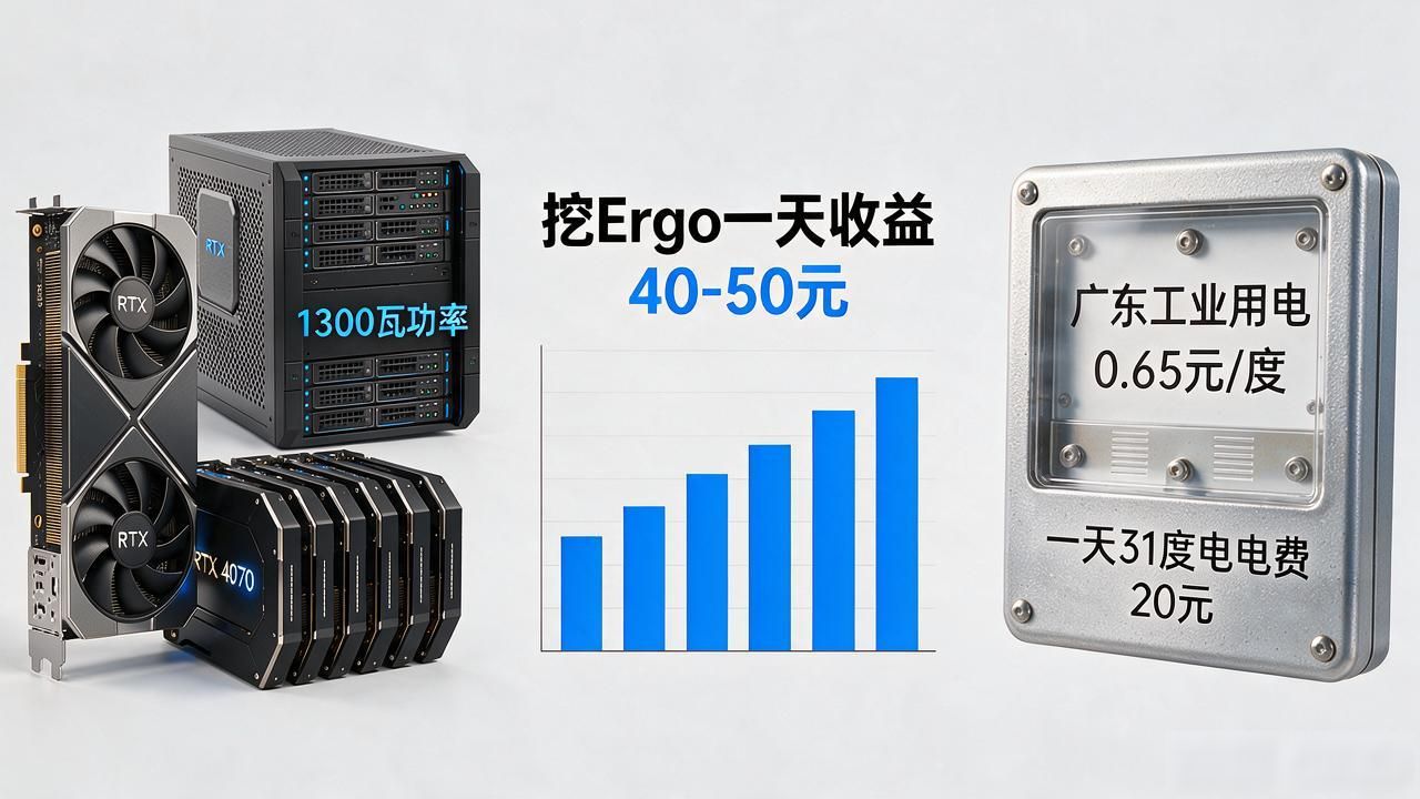 数字货币显卡挖矿_显卡挖矿选卡指南_矿场电费成本核算