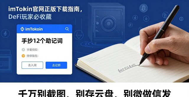 imToken官网正版下载_imtoken 官网正版下载 DeFi 玩家必备_imToken钱包助记词安全存储