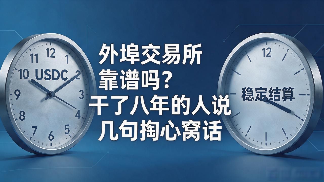 数字货币外埠交易所靠谱吗？干了八年的人说几句掏心窝话