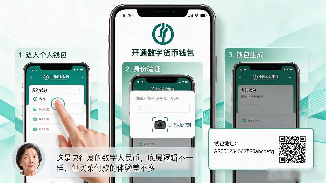 农行数字货币钱包软件app下载方法：手机上不用单独装，几步就搞定